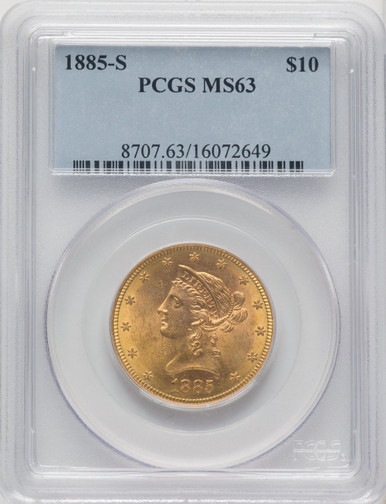 高鑑定　1887年 イタリア リラ PCGS MS63 高鑑定 1887年 イタリア リラ PCGS MS63 1887年 イタリア リラ