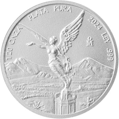 2024 Mexico Silver Libertad 1/20 oz 1/20 Onza - BU [24