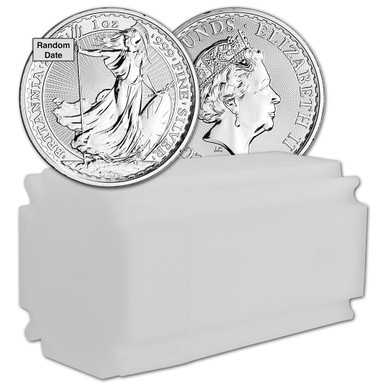 【極美品】銀貨 2枚セット BRITANNIAなど X-GB-BRIT-S2-BU%2820%29__26381