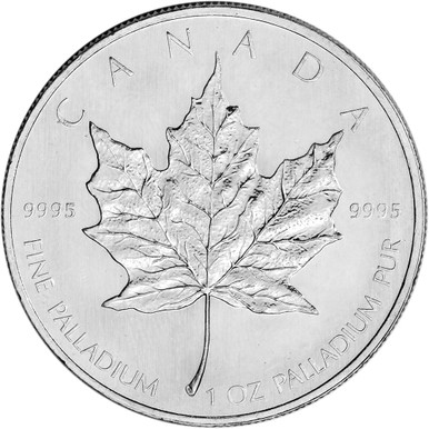 Canada Palladium Maple Leaf - 1 oz - $50 - .9995 Fine - Random
