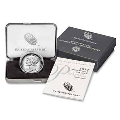 2018-W American Palladium Eagle Proof 1 oz $25 in OGP (18EK) [US