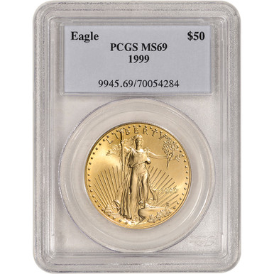 1999 American Gold Eagle 1 oz $50 - PCGS MS69 [99-AGE-50-P-MS69