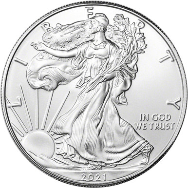 2021 American Silver Eagle 1 oz $1 - BU [21-ASE-BU]