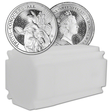 2022 St Helena Silver Queen's Virtues Truth £1 1 oz 1 Roll Twenty