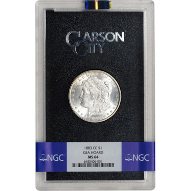 1883 cc カーソンシティ　モルガンダラー　gsa ホルダー　1ドル　銀貨 モルガンダラー1ドル銀貨 MS64 CC(カーソンシティー) GSAスラブケース