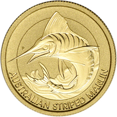 2020 P Australia Gold Striped Marlin 1/4 oz $25 - BU [20-P