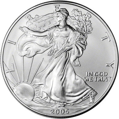 2005 American Silver Eagle - Brilliant Uncirculated [05-ASE-BU]