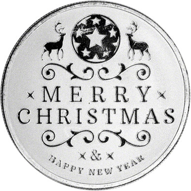 1 oz Silver Round - Asahi 2022 Merry Christmas .999 Fine [SILVER