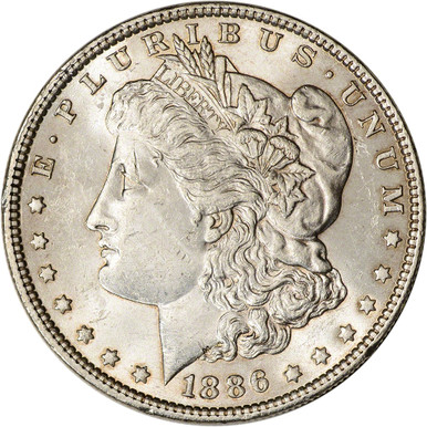 1886 US Morgan Silver Dollar $1 - BU [MORGAN-86-BU] - Liberty Coin