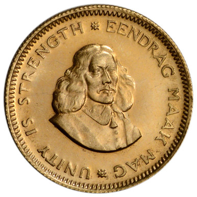 South Africa Gold 1 Rand .1178 oz - BU/Proof - 1961 - 1983 [X-ZA