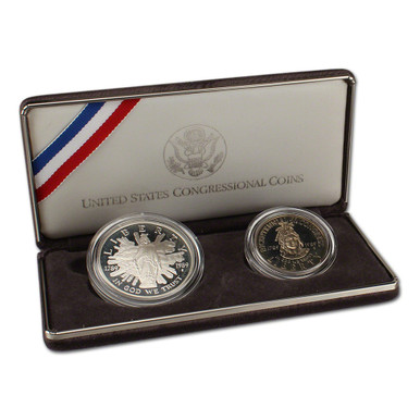 1989 US Congressional 2-Coin Commemorative Proof Set [US-MC-2SET