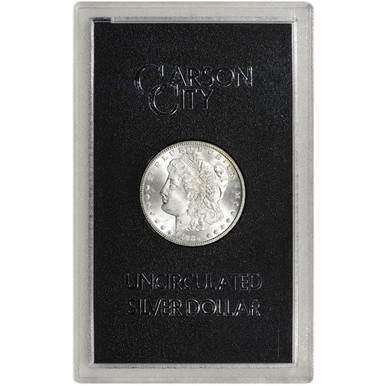 ◉Gd右1003 未使用保管品 サンプル レア グランドスラム スキャンダル 1884 CC US Morgan Silver Dollar $1 - GSA Holder - Uncirculated