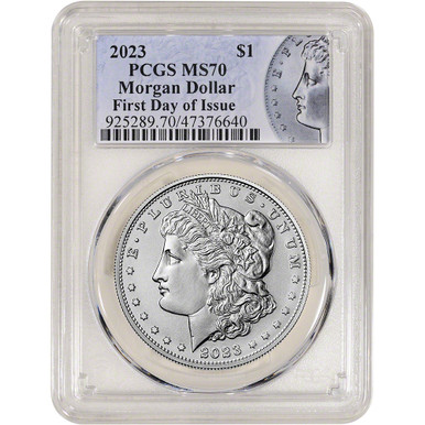 2023 US Morgan Silver Dollar $1 PCGS MS70 First Day Issue