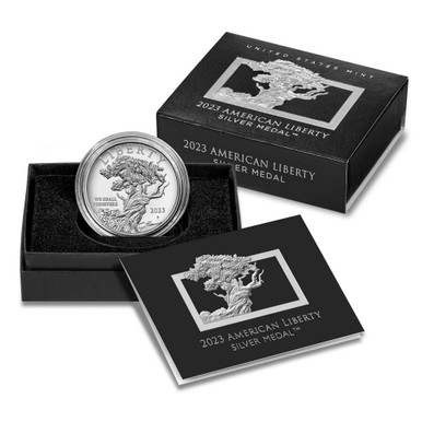 2023 P US American Liberty Silver Medal Proof 1 oz in OGP [US-23-P