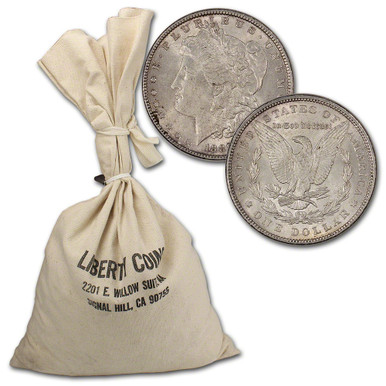 US Morgan Silver Dollar - Bag of 500 coins - XF/AU - Pre 1921
