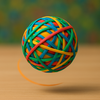 BandItBall Buildable High Bounce Motor Skills Ball