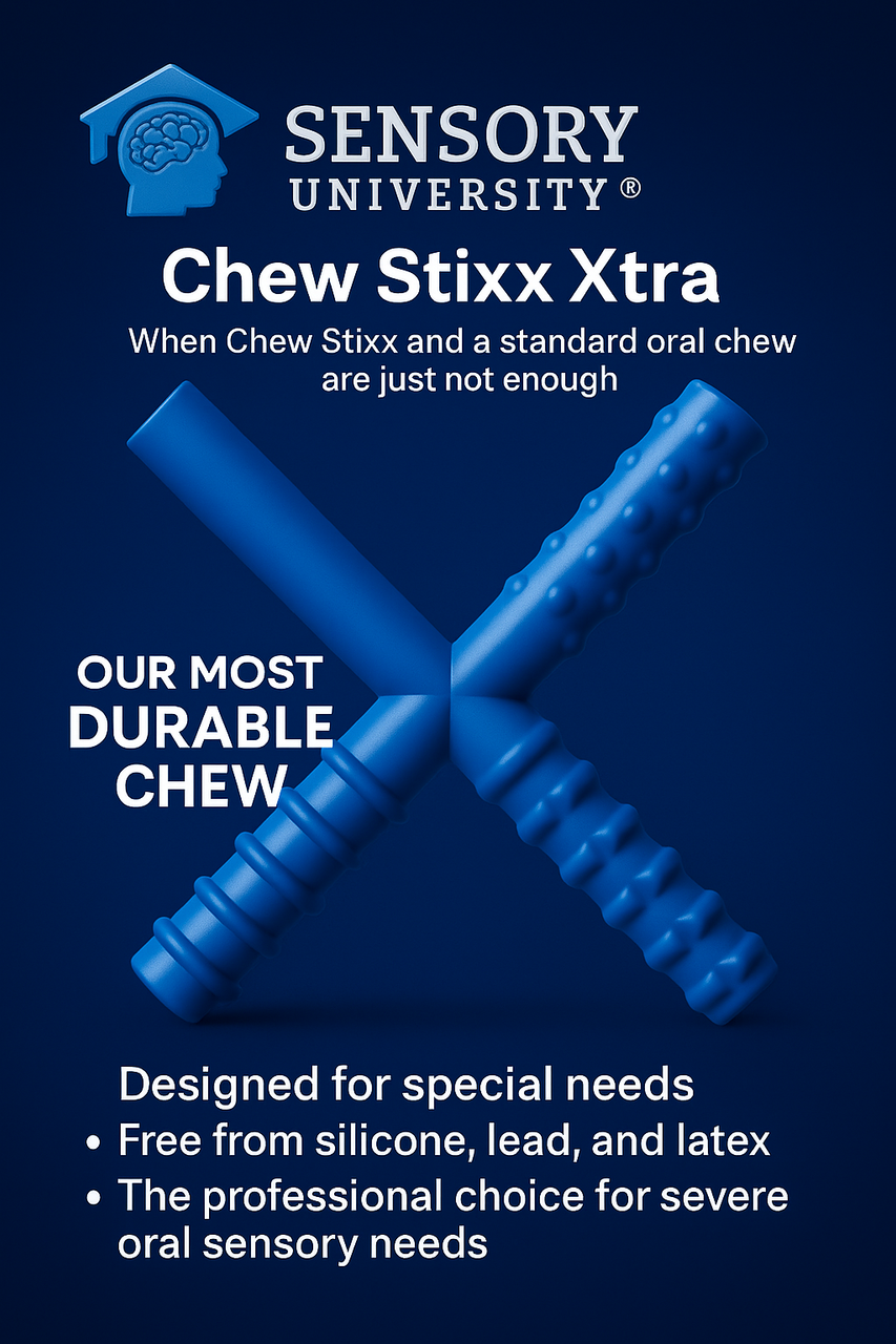 Chew Stixx XTRA Multi Textured Chewable Fidget-8 Available Flavors