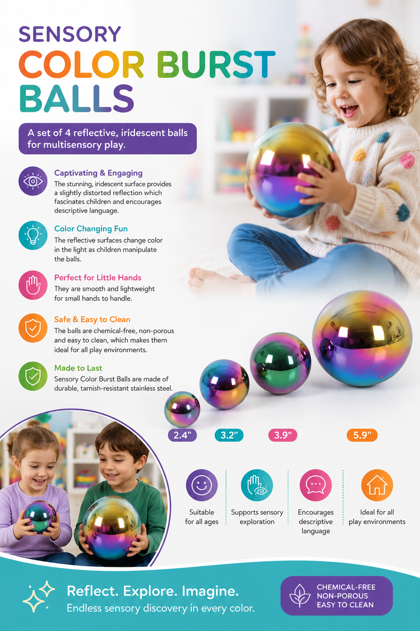 Sensory Color Bursting Balls