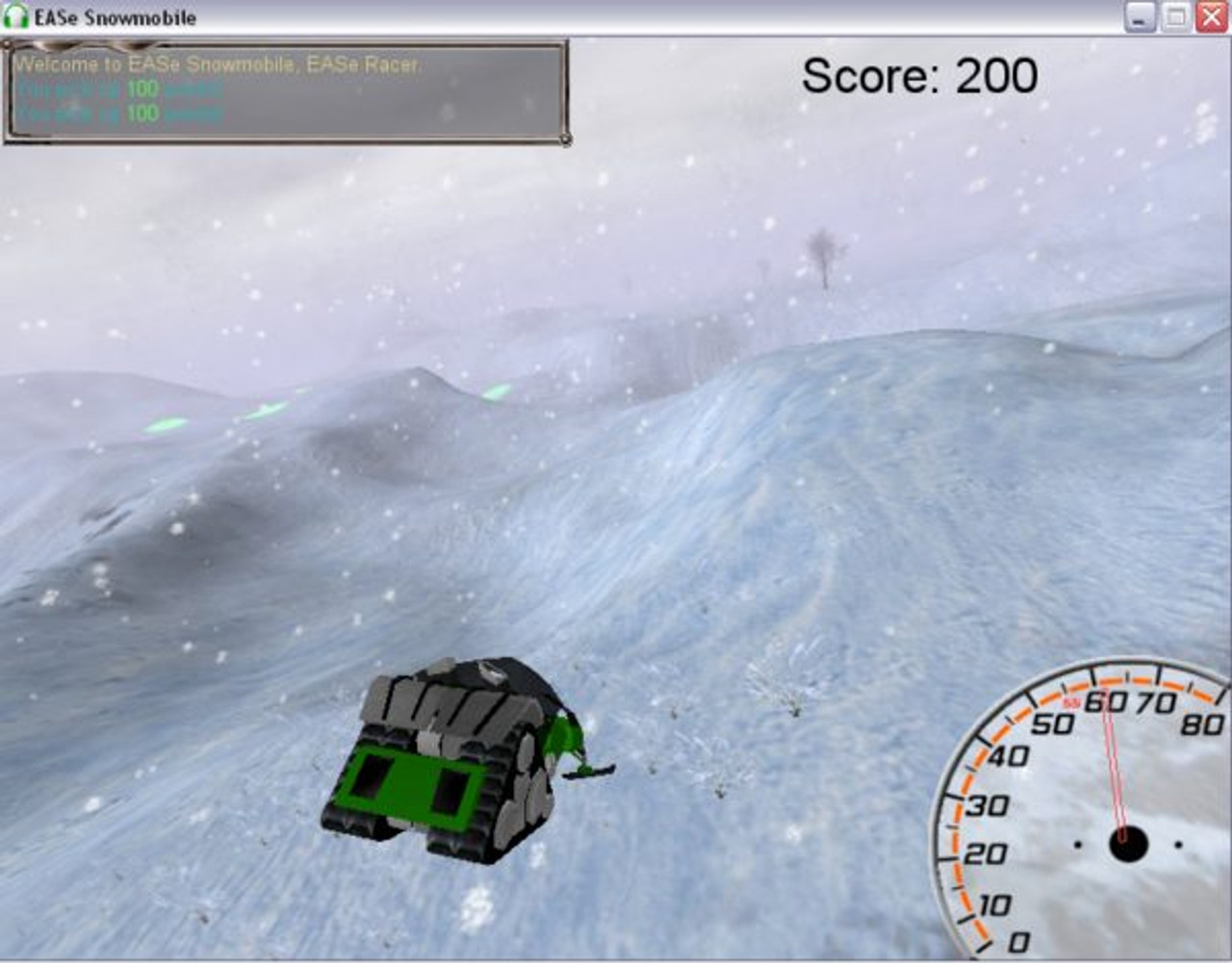 EASe Snowmobile Music Therapy Game