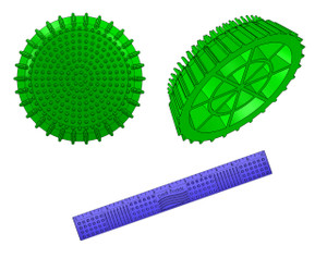 Desk Buddy Multi Textured Tactile Ruler