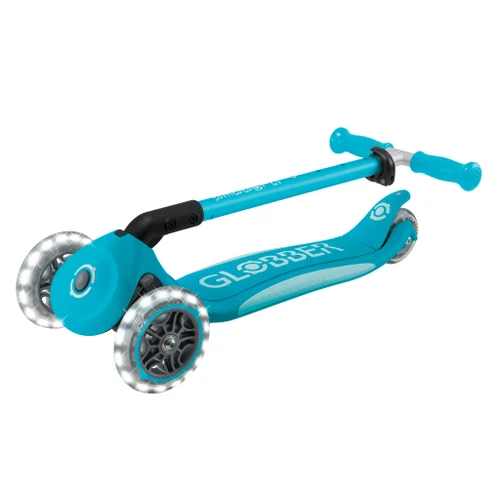Globber Aqua Green / Blue Scooter with LED Lights