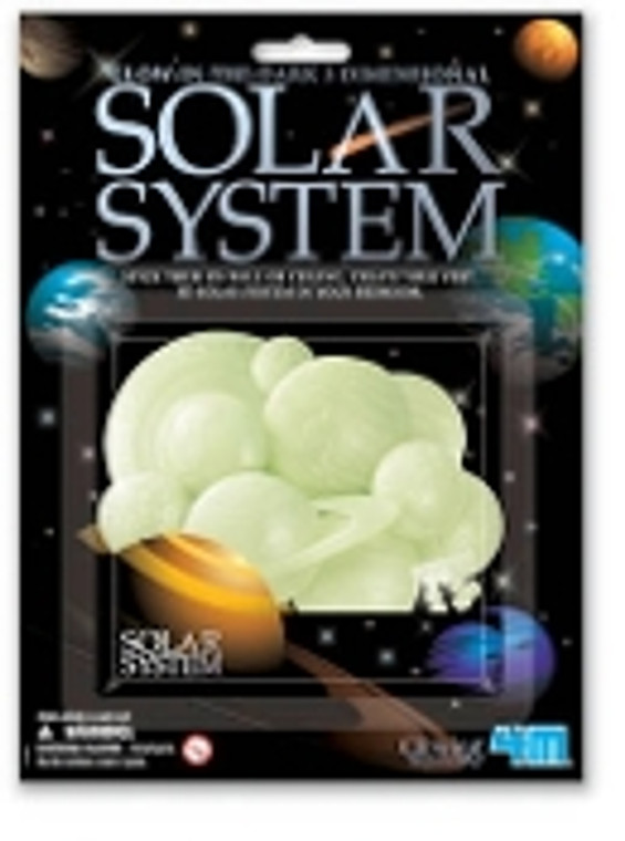3D Glow Solar System Stickers