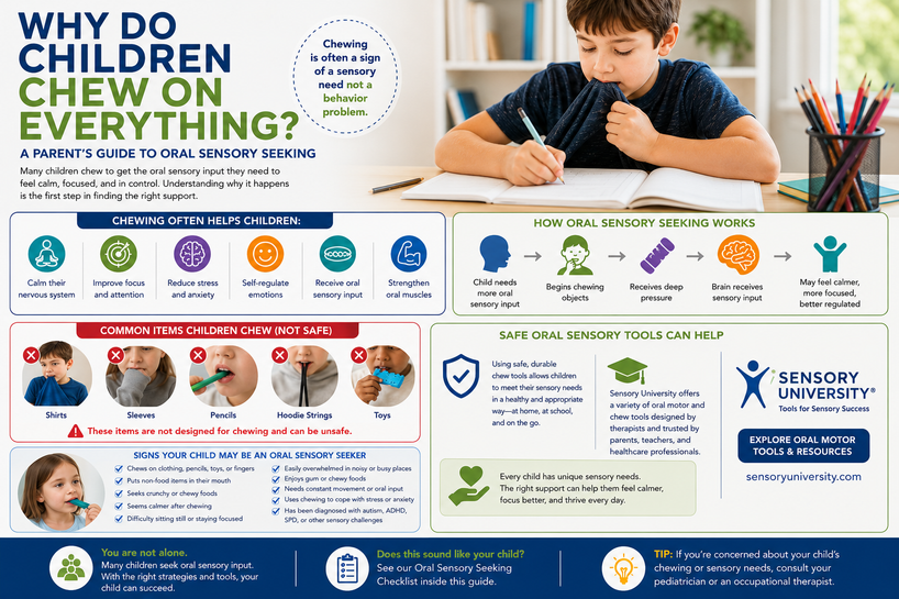 Why Do Children Chew on Everything? A Parent's Guide to Oral Sensory Seeking