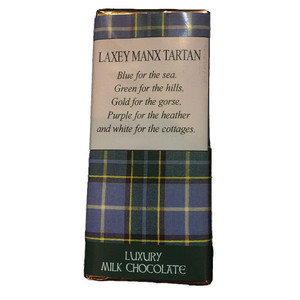 Laxey Manx Tartan Milk Chocolate Bar Laxey Manx Tartan Milk Chocolate Bar