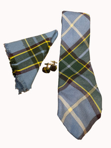 Gift set of Manx tartan tie, cufflinks and pocket square Gift set of Manx tartan tie, cufflinks and pocket square