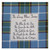 Isle of Man  Manx Tartan T Towel - close up