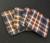 Set of Four Manx Hunting Tartan Coasters Set of Four Manx Hunting Tartan Coasters
