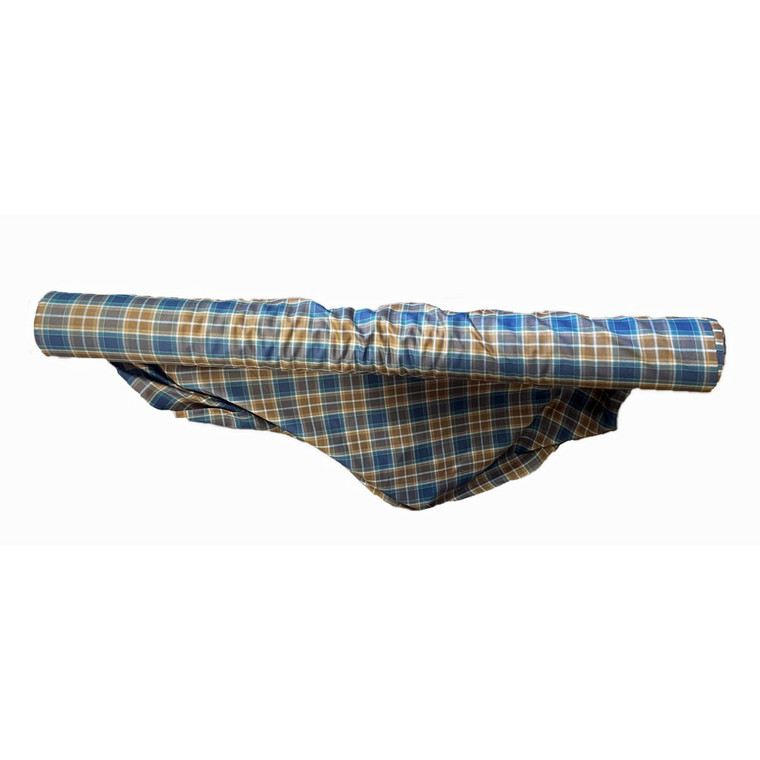 Manx hunting tartan wool fabric
