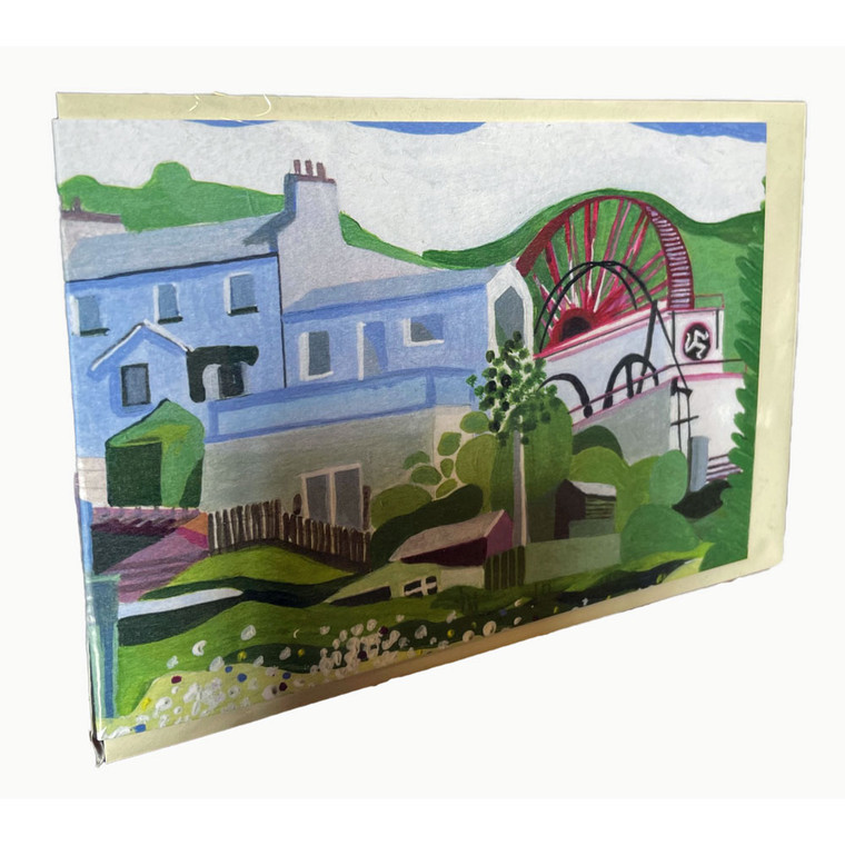 Laxey Wheel greeting card