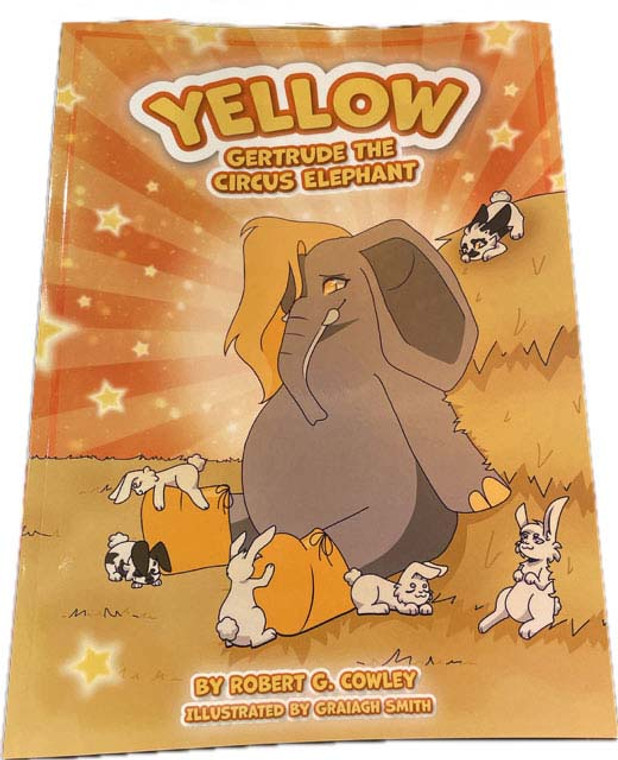 Wish Upon a Dream book - Yellow (Gertrude the circus elephant)