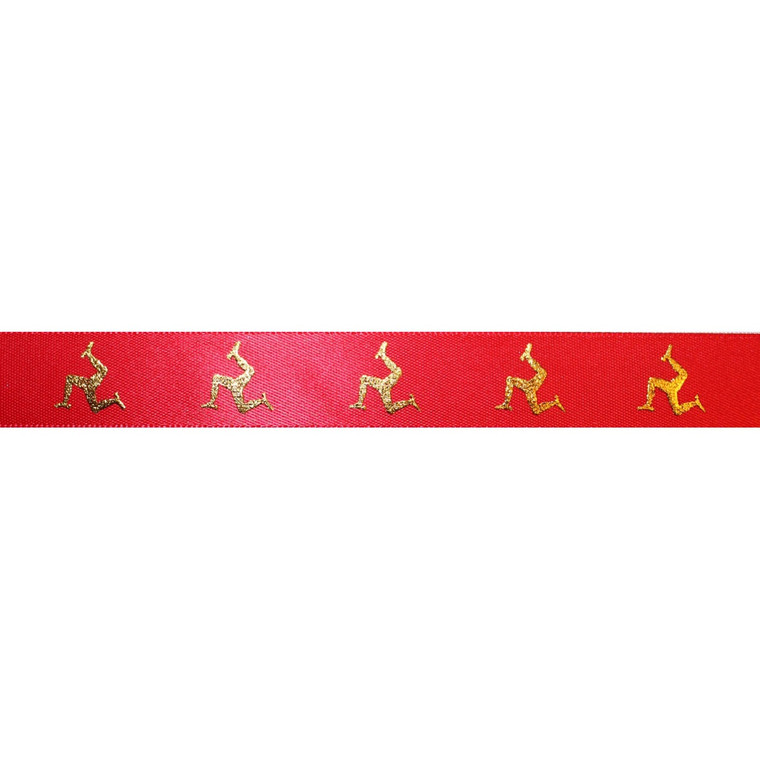 Manx 3 Legs Ribbon 17mm