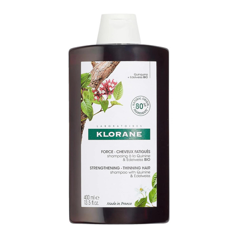 Klorane Quinine & Organic Edelweiss Shampoo 400ml - Anti Hair Loss