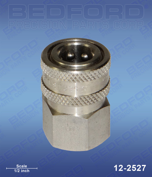 3/8 NPT(f) Quick Disconnect Coupler, SS [12-2527]