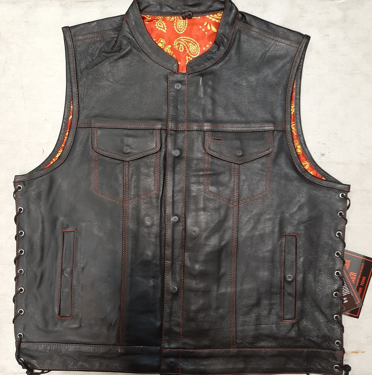 Men's Leather Vests