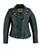 Women's Rub Off Gray Distressed Motorcycle Jacket