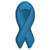 P3774 Blue Ribbon Patch For Awareness In Child Abuse and Bullying