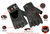 DS85 Women's Fingerless Glove with Rivets Detailing