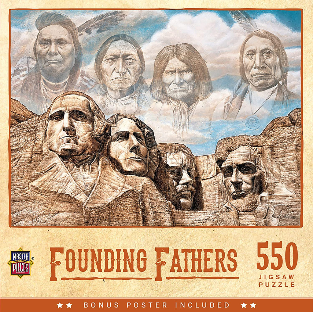 Founding Fathers 550 Piece Puzzle