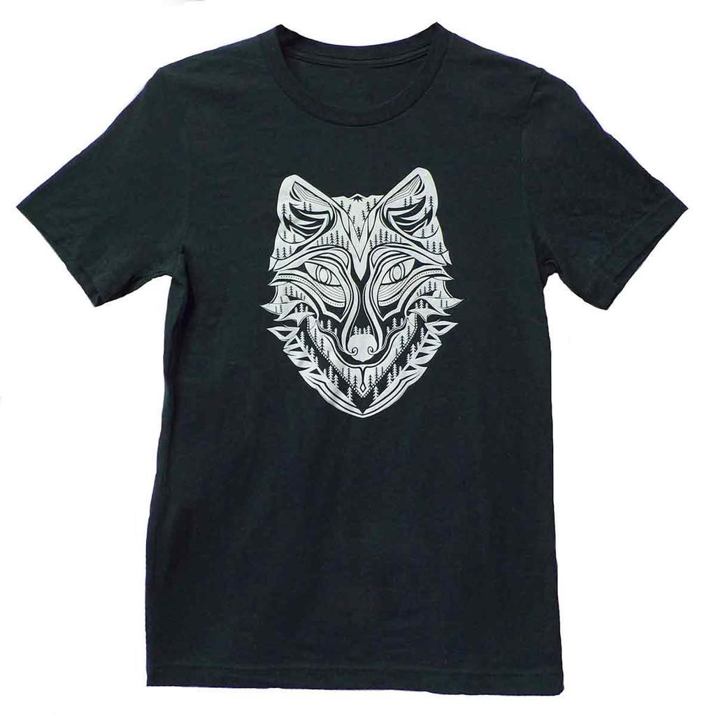 Evergreen Forest Wolf Tee