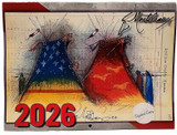 2026 Ledger Art Wall Calendar by Donald F. Montileaux