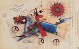 "Flying Hawk," by Native American artist Don Montileaux