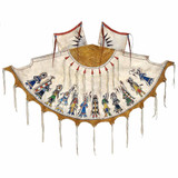 Native American Hand Painted Tipi Wrap: Warriors