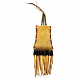 Native American Hand Made Strike-A-Lite Bag: Triangle & Square Combination