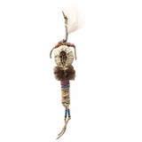 Native American Hand Made Mini Turtle Rattle: Blue, Pink, & Purple Combo