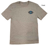 Geometric Buffalo Tee: Natural Heather