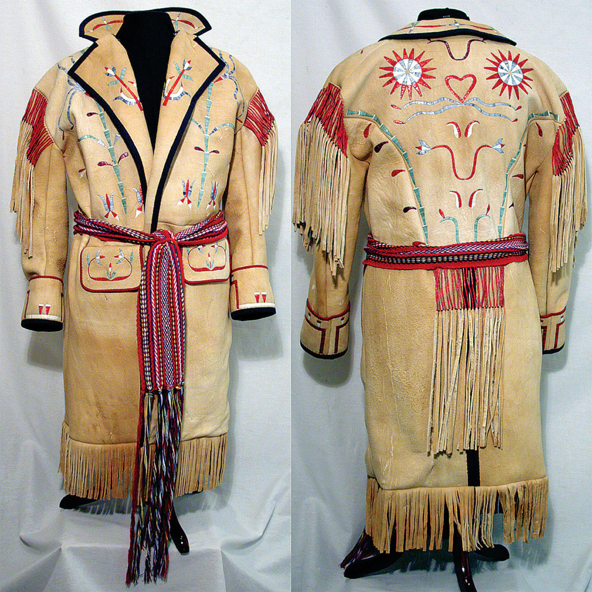 Metis Style Coat w. Quilled Design & L'Assomption Sash